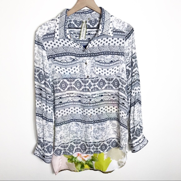 Anthropologie Tops - Anthropologie Aratta Silent Journey Top